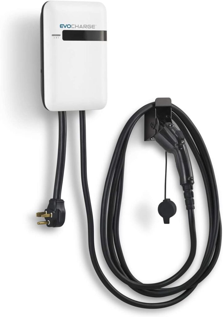 EVoCharge EVSE, Level 2 Electric Vehicle Charging Station with 18 ft