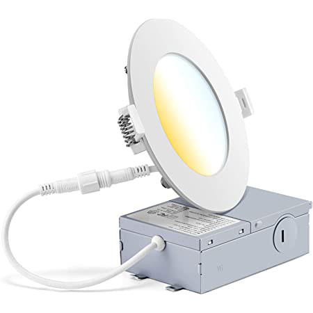 9W 4Inch 750LM Dimmable Pot Light
